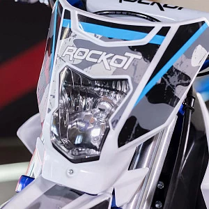 Питбайк ROCKOT HI-TECH 125 Comandante 2.0 (механ. сцепл., эл. стартер, 17/14)